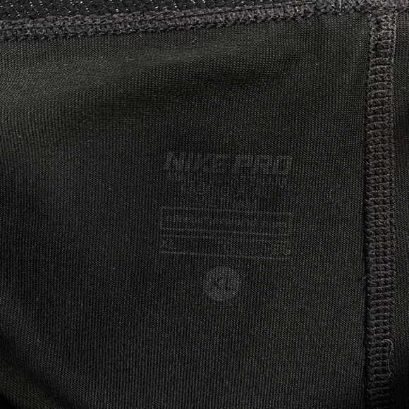 Nike Pro Leggings Black Logo Dri Fit Athletic Leggings Girls 616470 Size XL - Picture 5 of 6